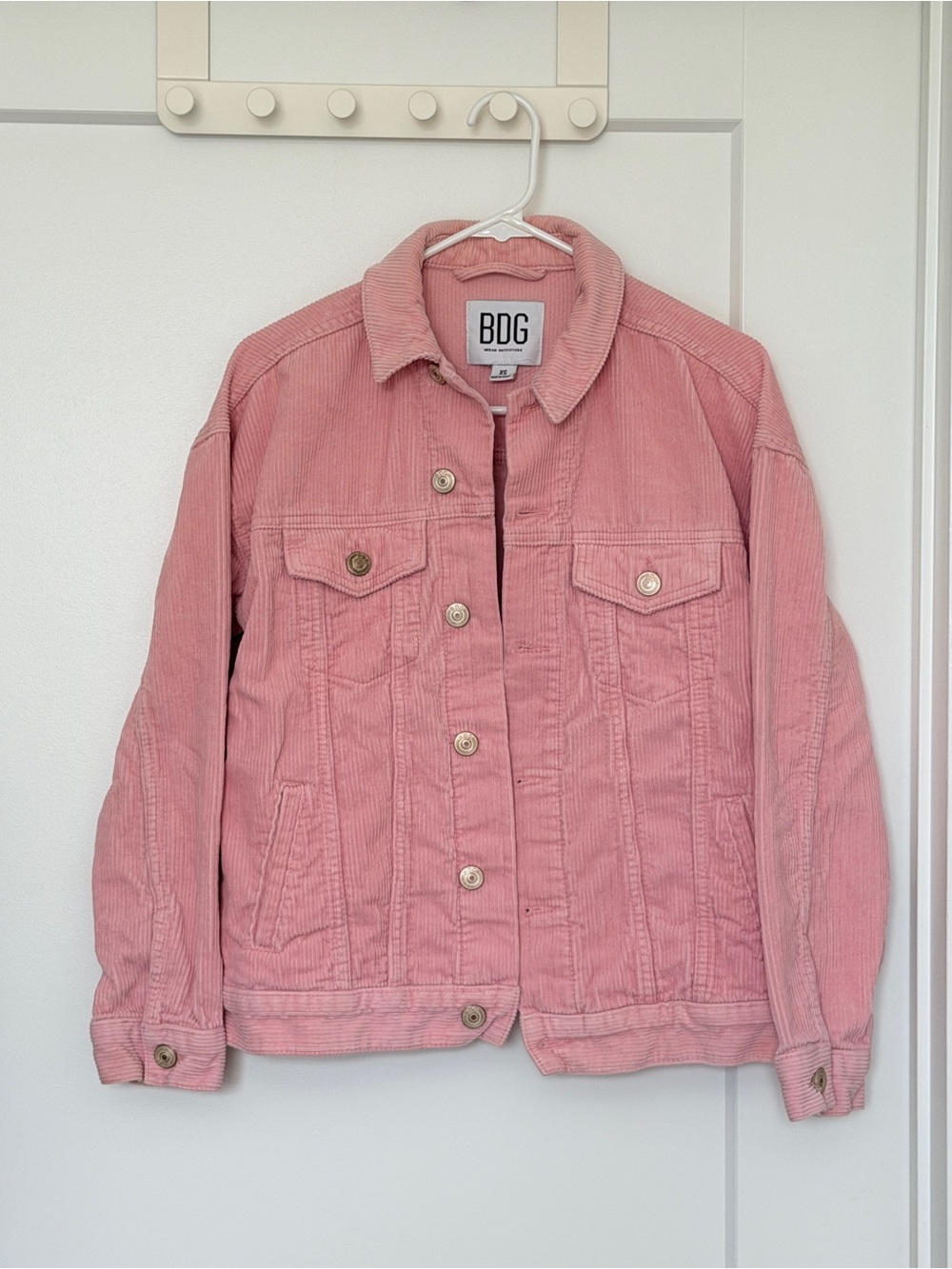 BDG Dusty Pink denim Jacket - Worn once, run loose